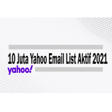 10 Juta Yahoo Email List Aktif 2021