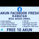100 Akun Facebook Fresh Rawatan Berfoto Profil + FP + MP dan A2F ON (Free 10 Akun)