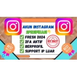 100 Akun Instagram Fresh Berprofil + 2FA On + Email bisa di Akses Bergaransi Support VPN
