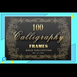 100 CALLIGRAPHIC VECTOR FRAMES SET