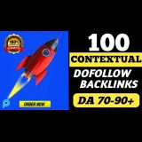 100 Contextual Backlinks DA 70 to 90 plus
