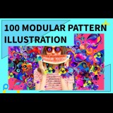 100 MODULAR PATTERN ILLUSTRATION