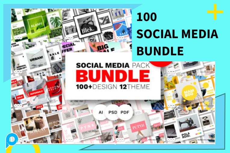 100 SOCIAL MEDIA BUNDLE