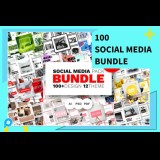 100 SOCIAL MEDIA BUNDLE