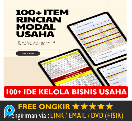 100+ Template Ide Usaha dan Rincian Modal Usaha Terlengkap - Solusi untuk Memulai Kelola Usaha Bisni