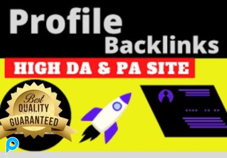 100 backlink profil media sosial otoritas DA 70+ tinggi, pembuatan tautan SEO