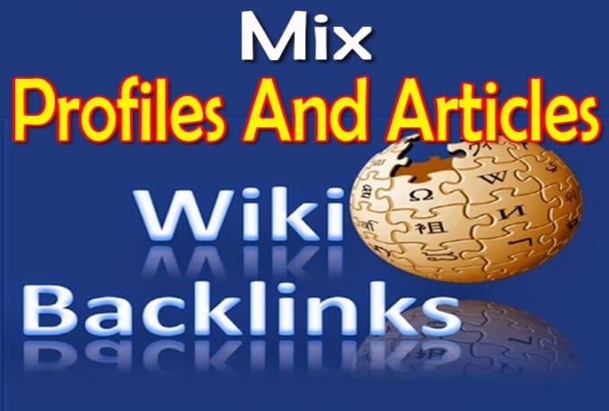 100 wiki backlink (wiki profile + wiki artikel)