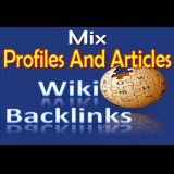 100 wiki backlink (wiki profile + wiki artikel)