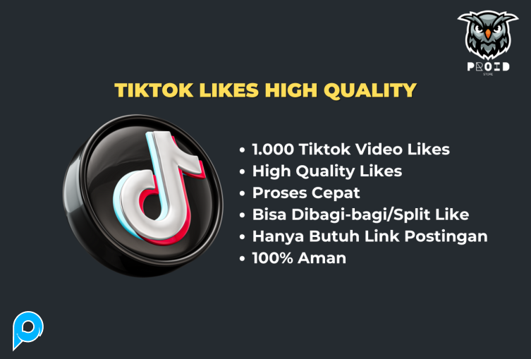 1.000 (1k) Tiktok Likes Instant High Quality