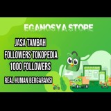 1000 FOLLOWERS TOKOPEDIA REAL HUMAN BERGARANSI