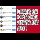 1000 Instagram Followers Indonesia Real + Aktif 100%