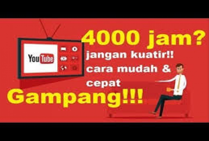1000 jam tayang youtube