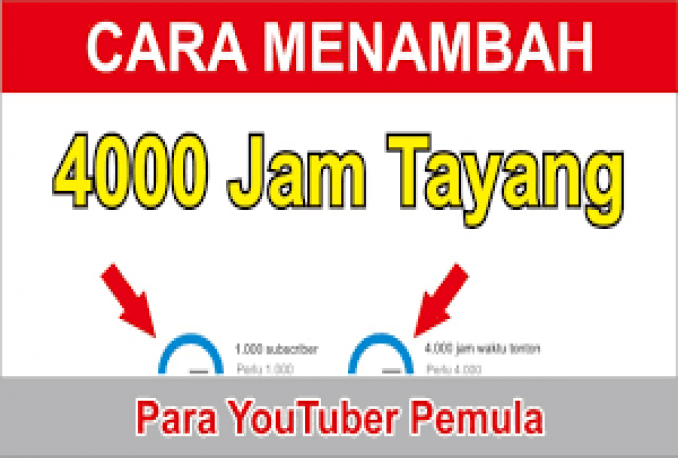 1000 jam tayang youtube murah