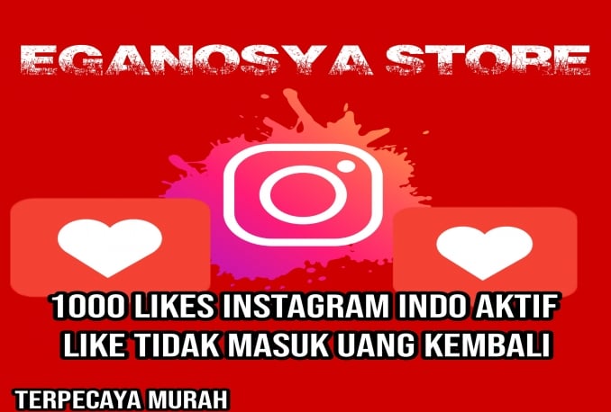 1000 Likes Instagram Akun Real Indonesia [Like Bisa Lebih/bagi dari 1 Photo]