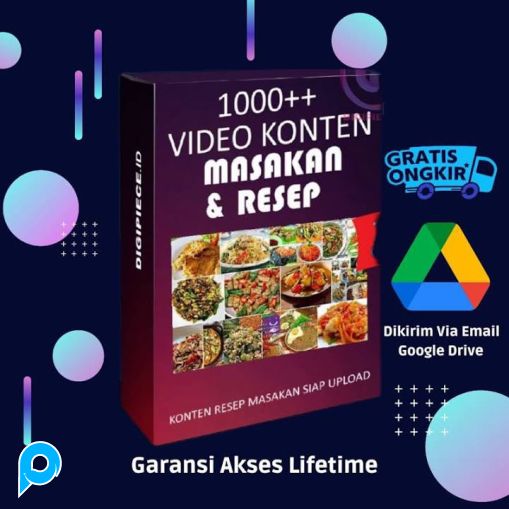 1000 Video Konten Masak dan Resep Siap Upload FYP - Video No Copyright
