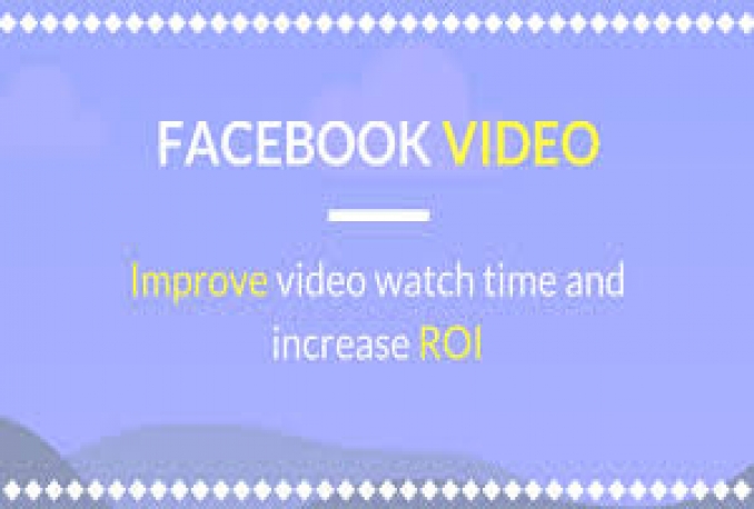 10000 facebook video view watch time/jam tayang untuk monetizeable