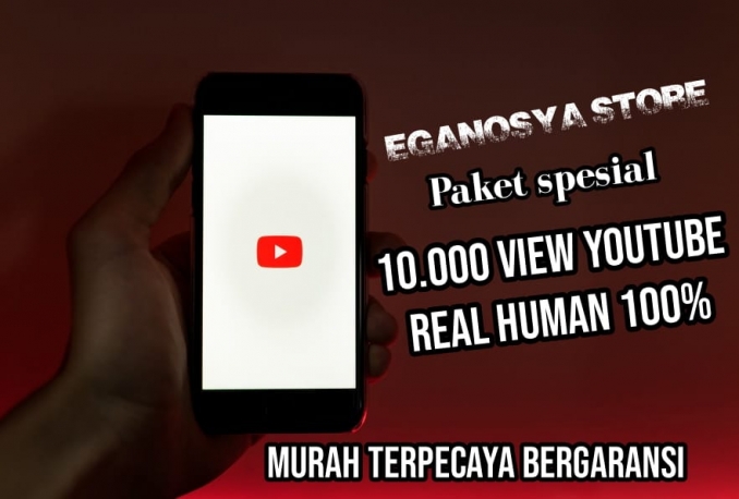 10.000 Views Youtube Termurah dan bergaransi