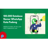 100.000 Database Nomor WhatsApp Kota Padang