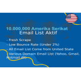 10.000.000 Database Email List Amerika Serikat Fresh Scrape 2022