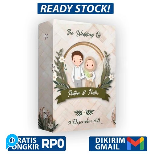 105 Desain Undangan Digital PPT (New Model Animasi) - Desain Undangan Pernikahan