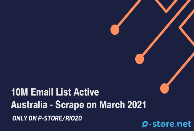 10M+ Email List Aktif 2021 Domisili Australia