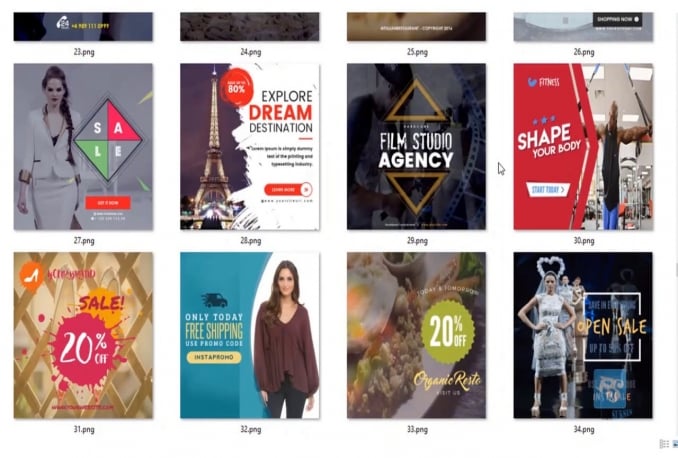 125 Banner Instagram [template] PREMIUM HQ