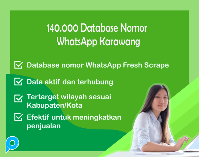 140,000 Database Nomor WhatsApp Karawang