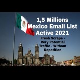 1,5 Juta Email Lists Mexico Aktif 2021