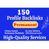 150 Profile Backlink High Quality PR 8-2 rank1st