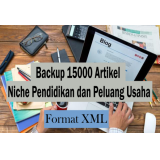15000 Backup Artikel SEO Niche Pendidikan dan Tips Peluang Usaha