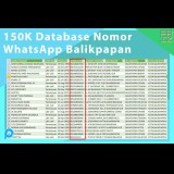 150K DATABASE NOMOR WHATSAPP BALIKPAPAN AKTIF