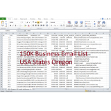 150K Usa State Oregon Business Email List Database dengan Info Lengkap (Cek Deskripsi)