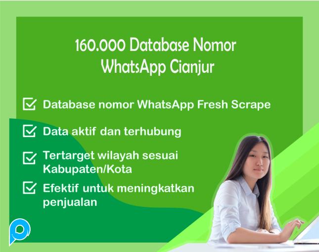 160.000 Database Nomor WhatsApp Cianjur