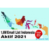 1,6M Database Email List Indonesia Aktif 2021