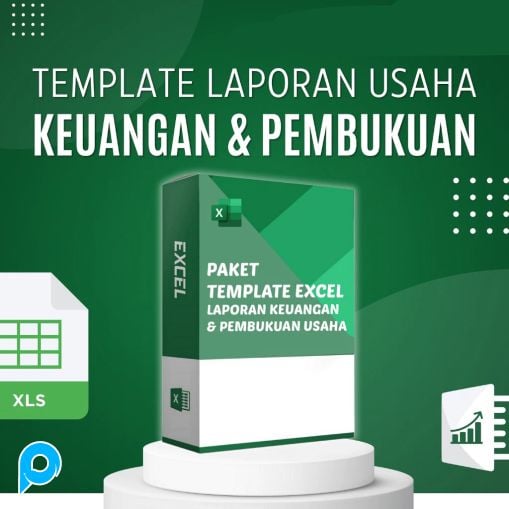 17++ Template Laporan Keuangan Usaha Lengkap Format Excel - Bonus Pencatatan Stock Produk