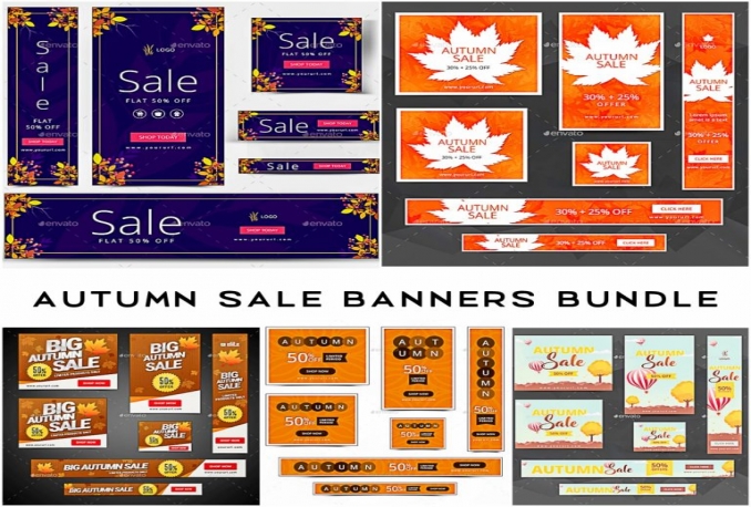 180 High Quality PSD Banner Template untuk Berjualan Online