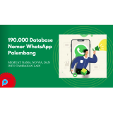 190.000 Database Nomor WhatsApp Palembang