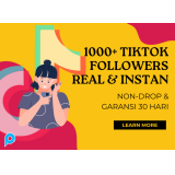 [1k] 1000 TikTok Followers Real HQ Permanen & Proses Instan