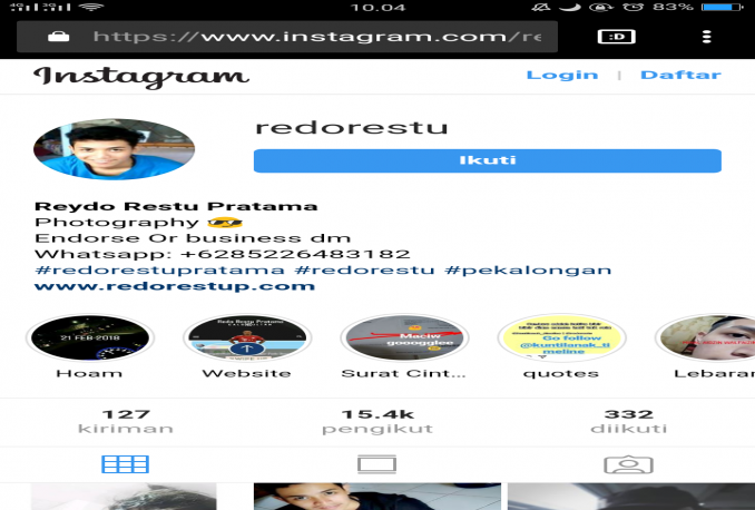 1K Follower Instagram Aktif