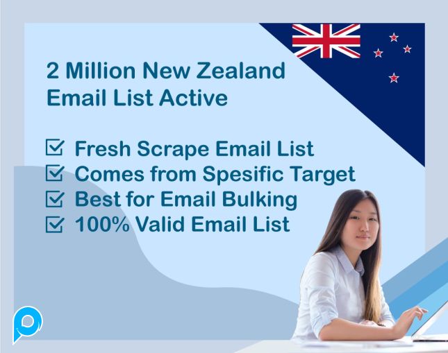 2 Juta New Zealand Email List Aktif 2025