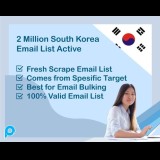 2 Million South Korea Email List Active 2024