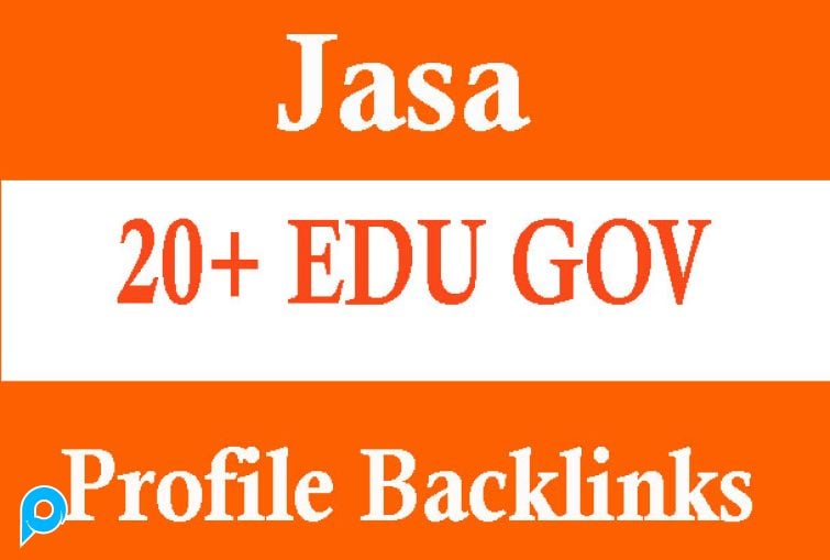 20 EDU GOV Backlink Profile High Quality