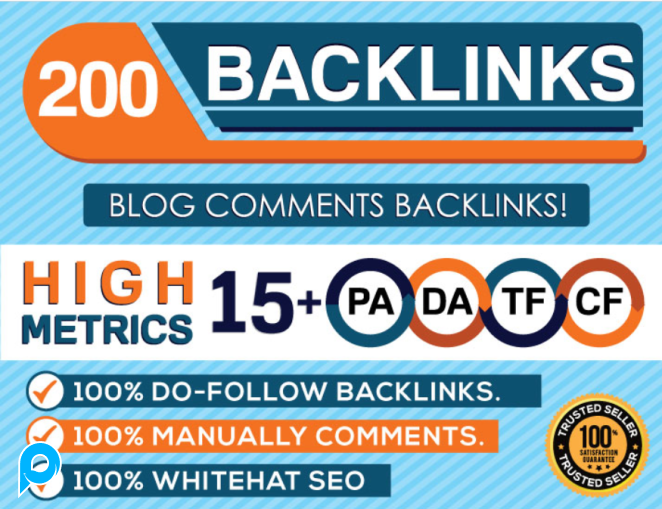 200 Backlink di PA/DA CF/TF Tinggi 15+ Ikuti Komentar Blog Saja