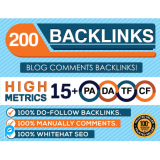 200 Backlink di PA/DA CF/TF Tinggi 15+ Ikuti Komentar Blog Saja