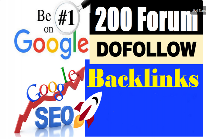200 backlink forum dofollow permanen PR6 to PR2 berkualitas tinggi