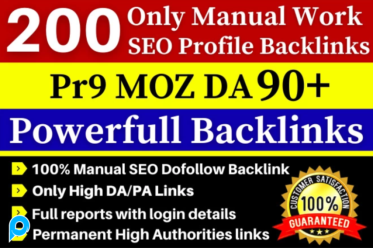 200 backlink profil SEO Otoritas Domain Tinggi Dofollow Permanen