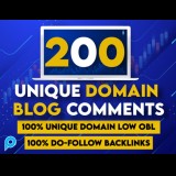 200 Domain Unik DA PA Tinggi Secara Manual SEO Do-Follow Blog-Komentar Backlink Dengan Obl Rendah