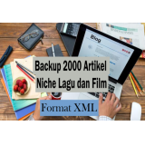2000 Backup Artikel Niche Lagu dan Film