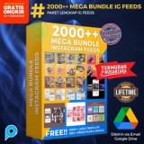 2000++ IG FEEDS DESAIN TEMPLATE - Paket Lengkap PPT