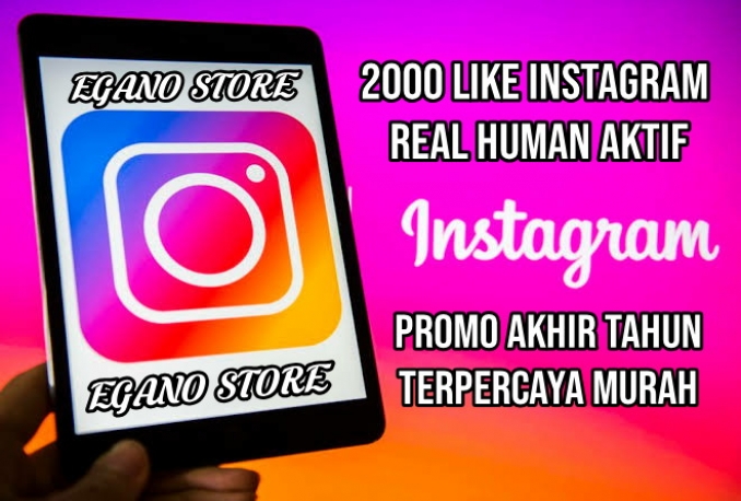 2000 Likes Instagram indonesia Akun Real Human
